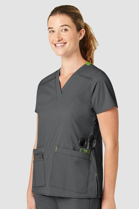 Bella - Medische blouse - Dames - Grijs