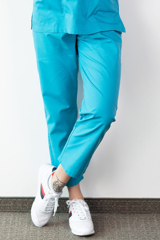 Basicfit - OK-broek - Unisex - Pauwblauw