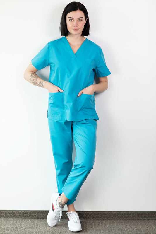 Basicfit - OK-set - Unisex - Pauwblauw