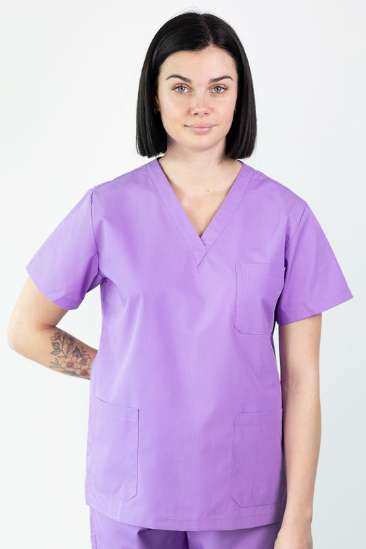 Basicfit - Medische tuniek - Unisex - Mauve