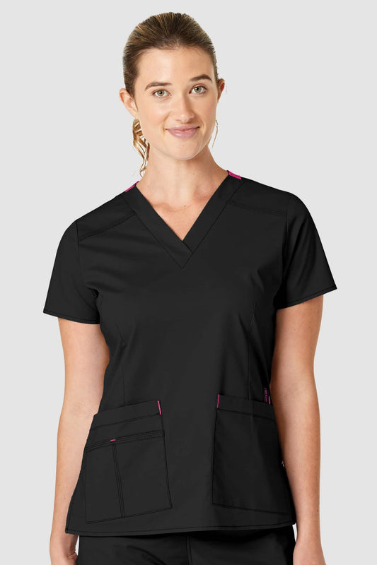 Bella - Medische blouse - Dames - Zwart
