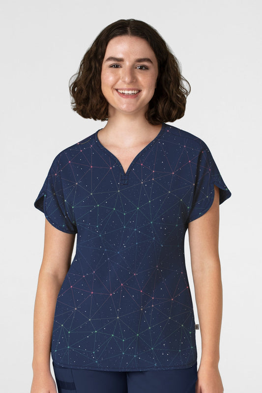 Medische blouse - Space-blauw