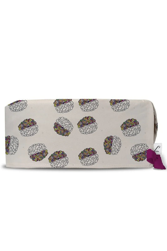 OK-muts – Beige met hersenprint