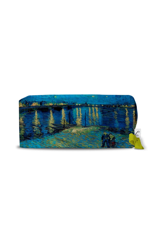 Pennenzak OK-muts met unieke motieven van De sterrennacht boven de Rhône van Van Gogh