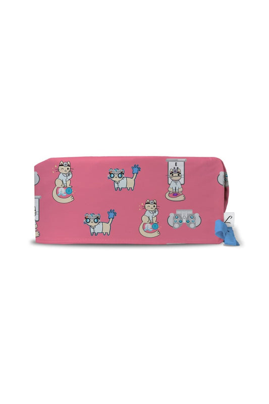 Roze OK-muts met unieke kattenmotieven, Grey’s Anatomy-stijl