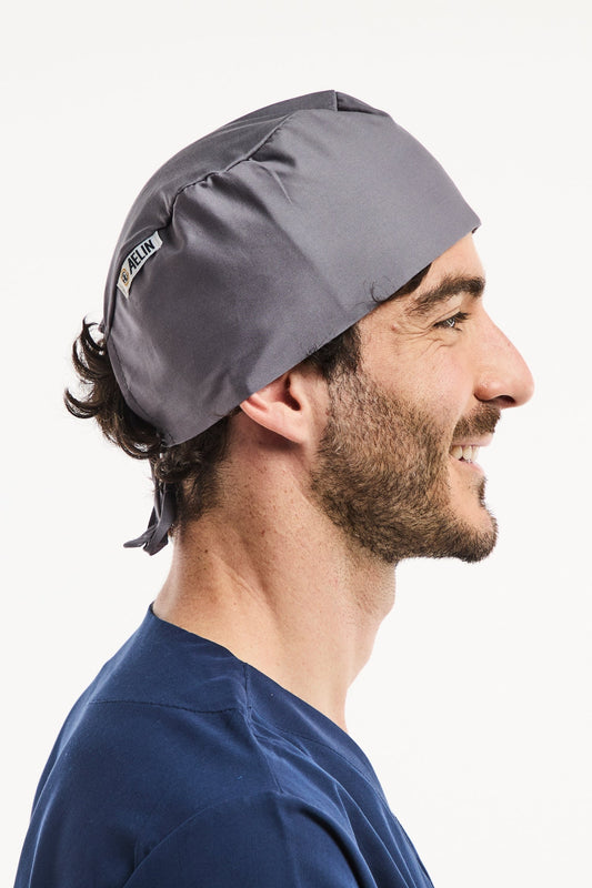 Medische muts – Grijs– Kort haar