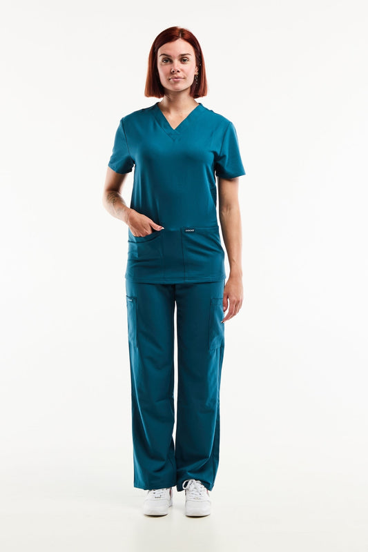 Cherokee® ProTech - OK-set - Dames - Turquoiseblauw