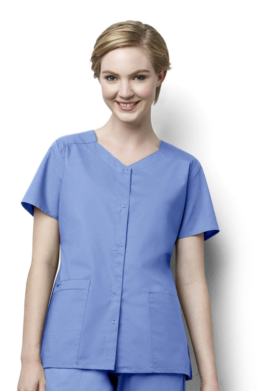 Classicfit - Medische blouse - Dames - Hemelsblauw