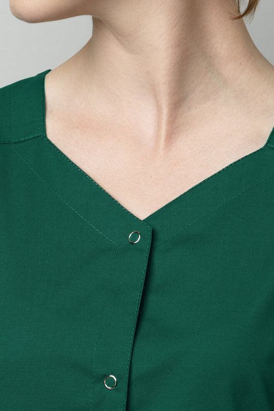 Classicfit - Medische blouse - Dames - Groen