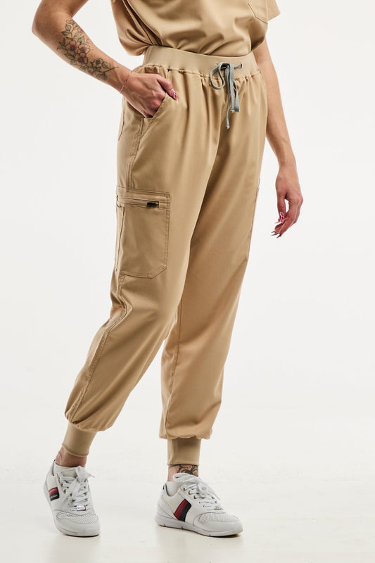 EMMA jogger - Medische broek - Dames - Beige