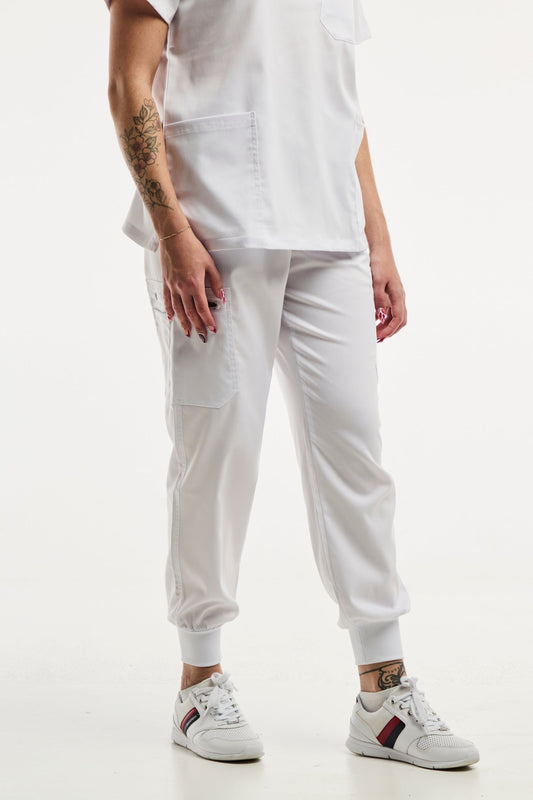 EMMA jogger - Medische broek - Dames - Wit