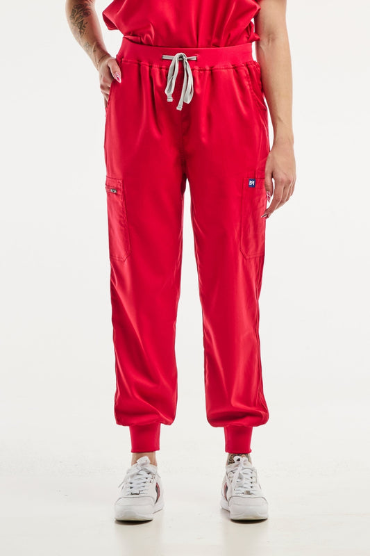 EMMA jogger - Medische broek - Dames - Rood