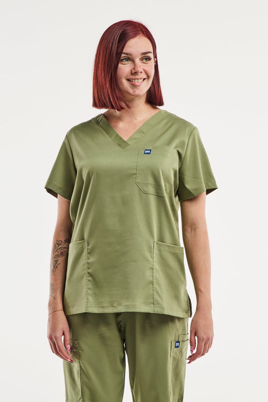 EMMA - Medische tuniek - Dames - Olijf