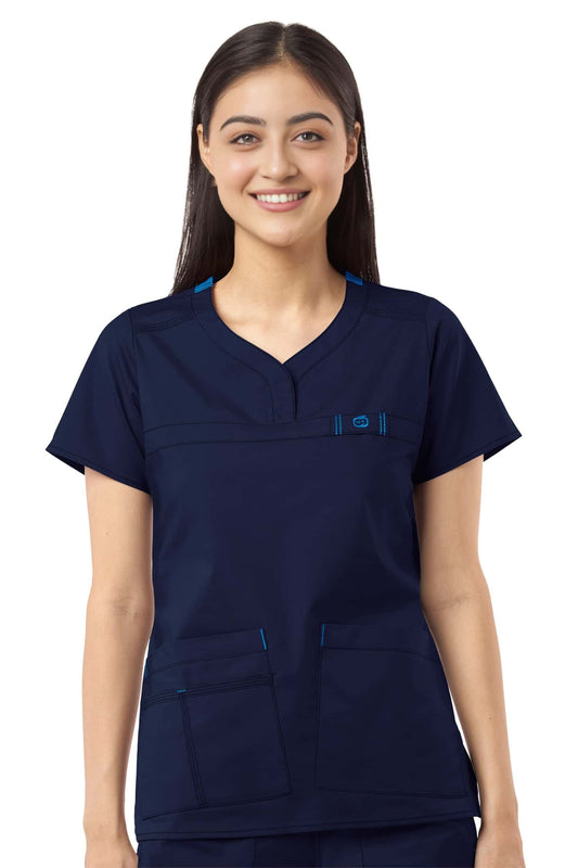 Flex - Medische blouse - Dames - Marineblauw