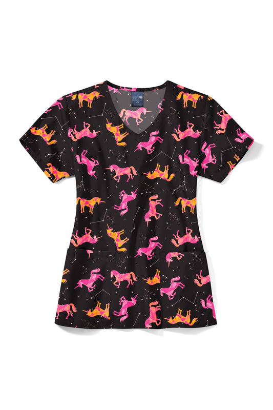 Medische blouse - Kosmische eenhoorns