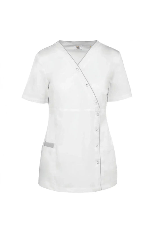 Lima - Witte medische damesblouse - Wasbaar op 75°