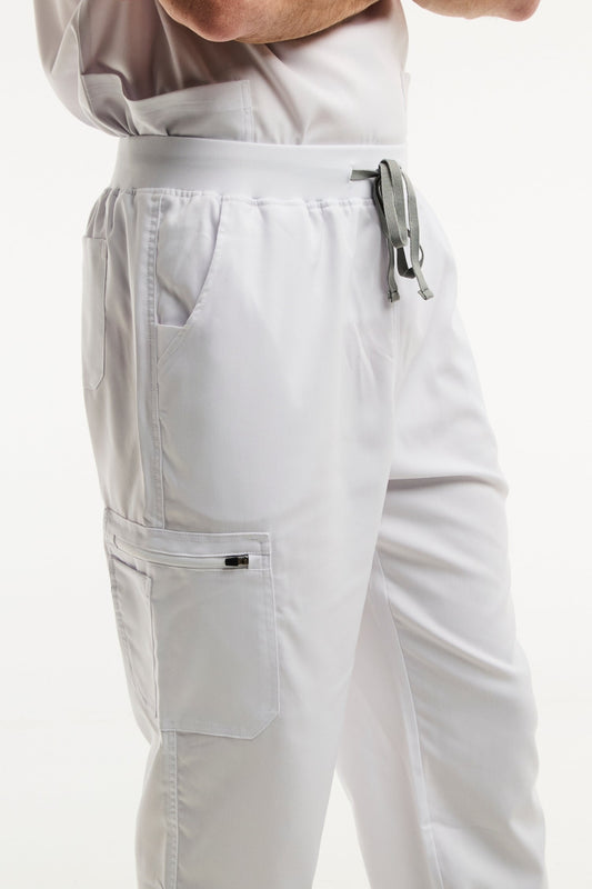 LUCA jogger - Medische broek - Heren - Wit