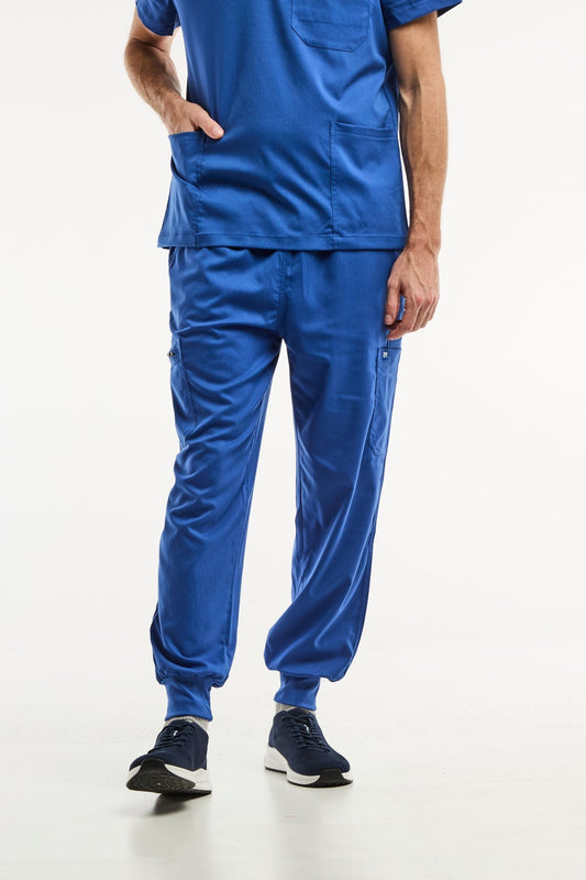 LUCA jogger - Medische broek - Heren - Koningsblauw
