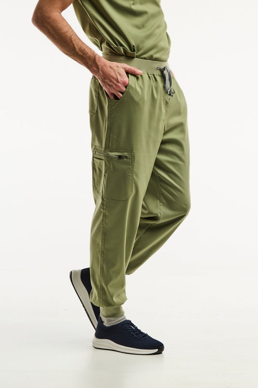 LUCA jogger - Medische broek - Heren - Olijf