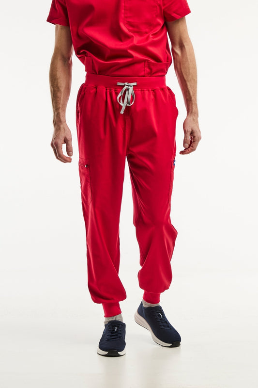 LUCA jogger - Medische broek - Heren - Rood