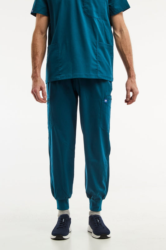 LUCA jogger - Medische broek - Heren - Turquoise