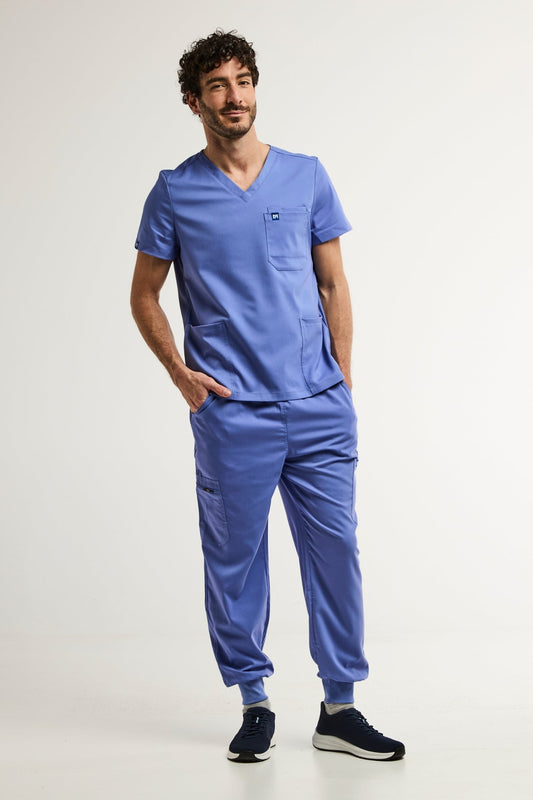 LUCA Jogger - Medische set - Heren - Blauw