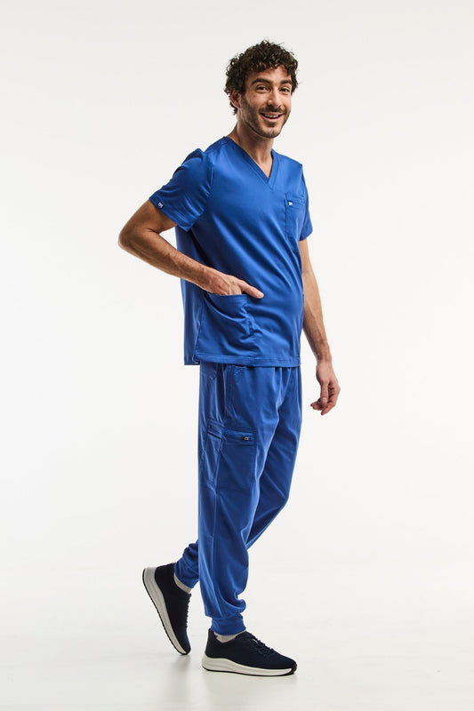 LUCA Jogger - Medische set - Heren - Koningsblauw