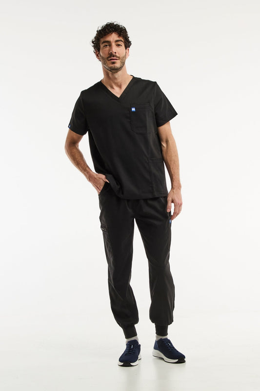 LUCA Jogger - Medische set - Heren - Zwart