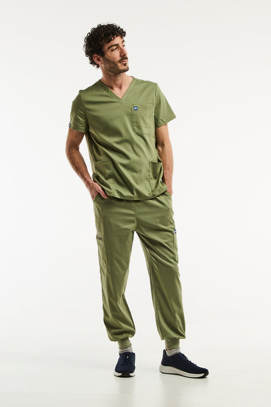LUCA Jogger - Medische set - Heren - Olijf