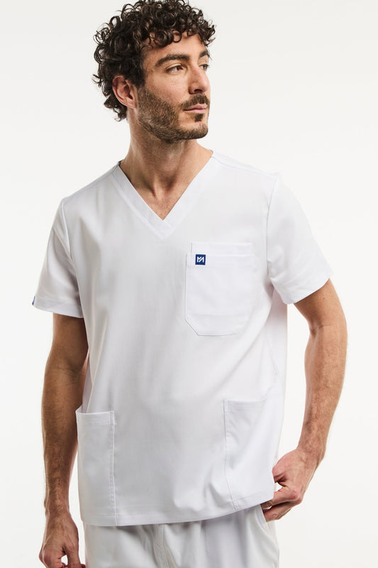 LUCA - Medische tuniek - Heren - Wit