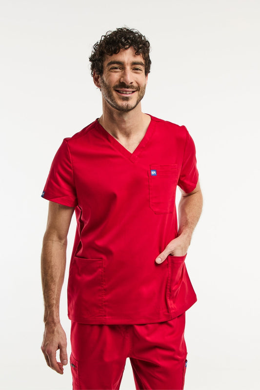 LUCA - Medische tuniek - Heren - Rood