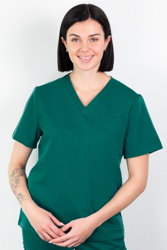 Medfit - Medische blouse - Unisex - Groen