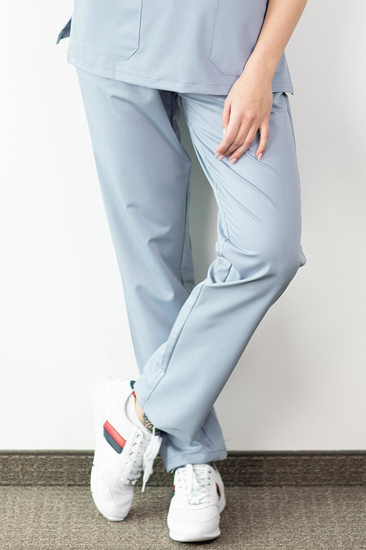Medische broek - Pastelblauw, Confort - Dames