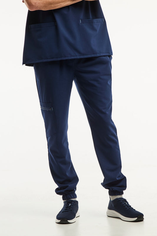 Medische broek - Marineblauw, Slimfit