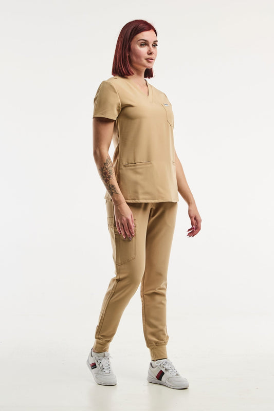 Paris – Medische stretchset – Dames – Beige