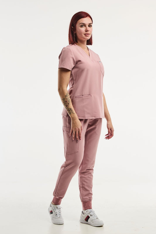 Paris – Medische stretchset – Dames – Roze