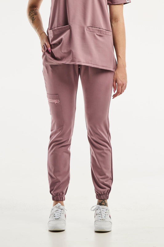 Slimfit– Medische broek – Roze