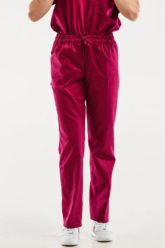 Velilla - Medische broek - Unisex - Bordeaux