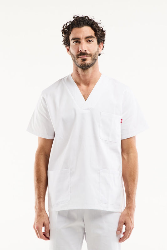 Velilla - Medische tuniek - Unisex - Wit