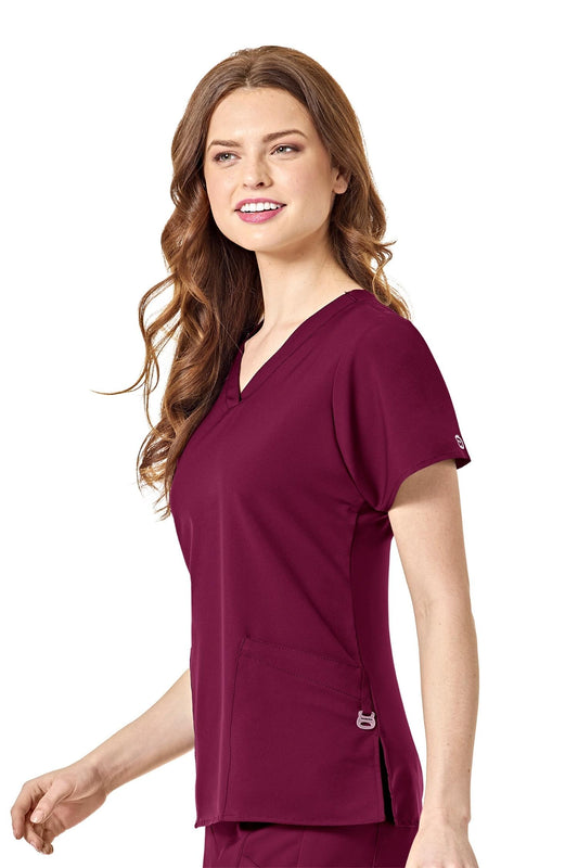 W123 - Medische blouse - Bordeaux - Dames