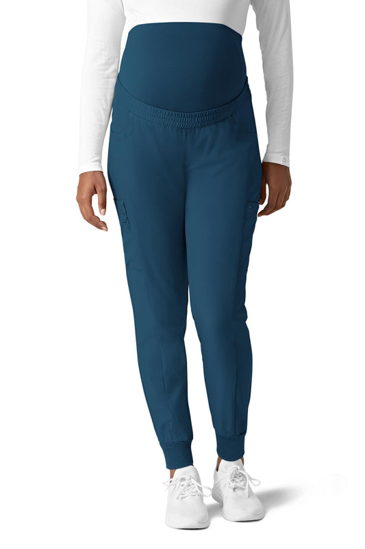 W123 - Medische zwangerschapsbroek dames - Caribisch blauw