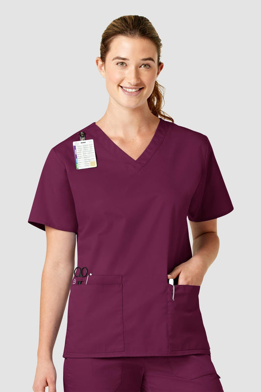 Wonderwork - Medische blouse - Dames - Bordeaux