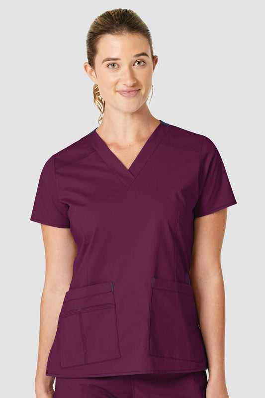 Bella - Medische blouse - Dames - Bordeaux
