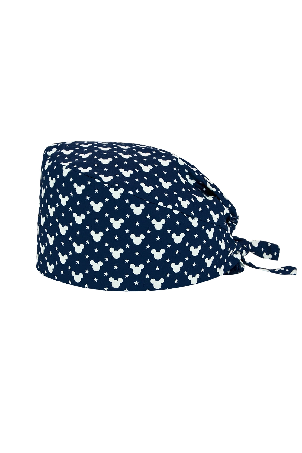 Calot de bloc tissu à motifs – Bleu marine à motif têtes de Mickey