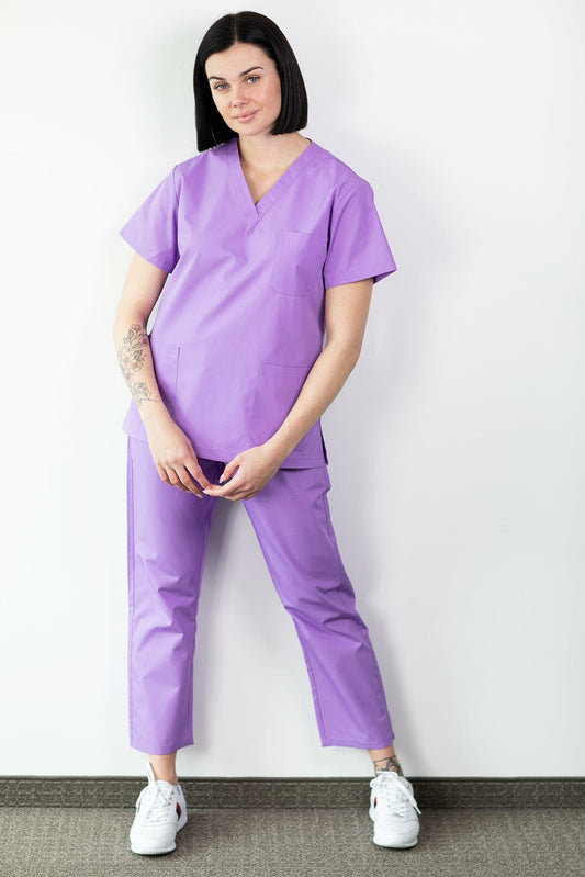 Basicfit - Medische tuniek - Unisex - Mauve