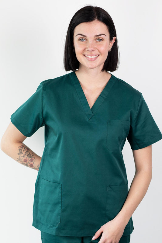 Basicfit -Medische tuniek - Unisex - Groen