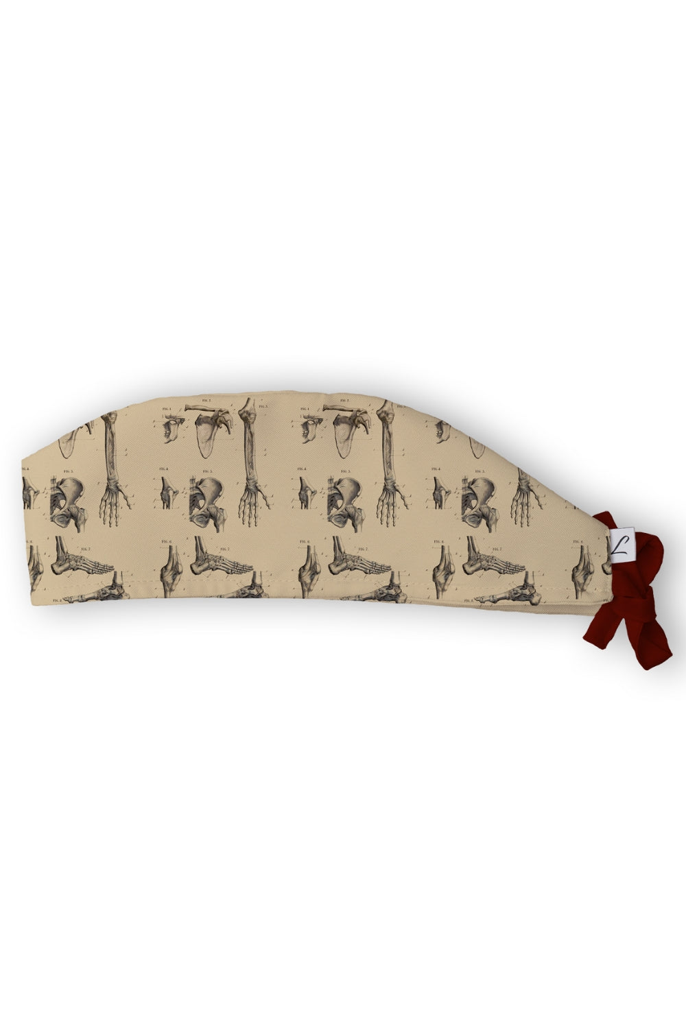 OK-muts – Beige met bottenprint