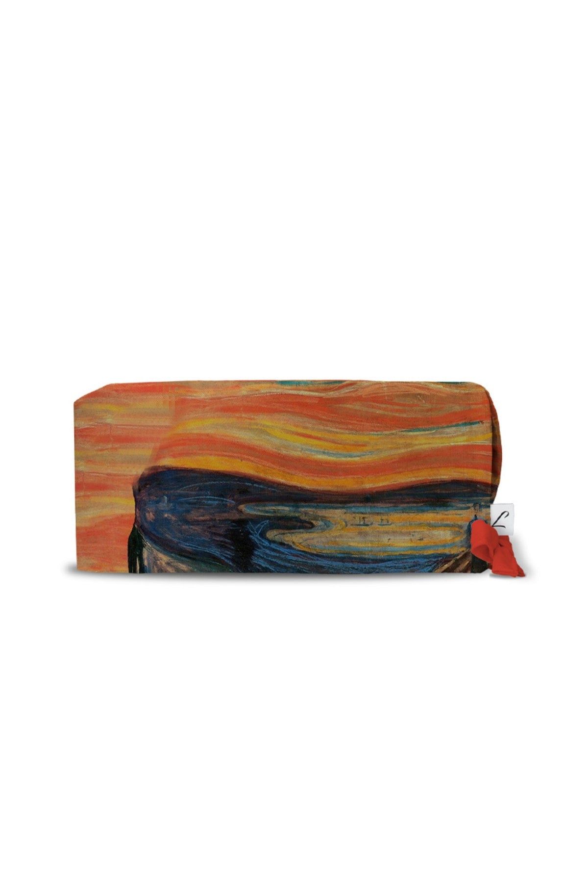 Etui met rits en design van het expressionistische schilderij De Schreeuw van Edvard Munch, unieke motieven