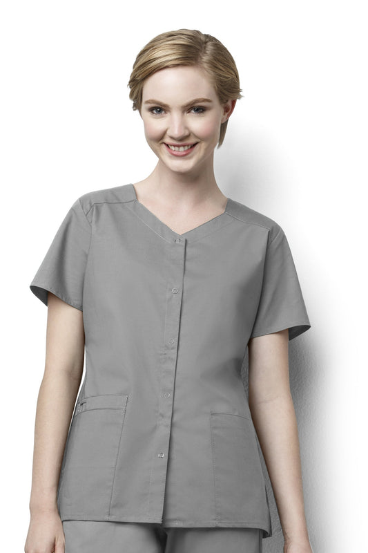 Classicfit - Medische blouse - Dames - Grijs