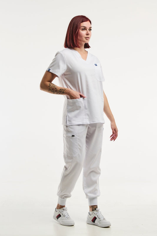EMMA jogger – Medische set – Dames – Wit